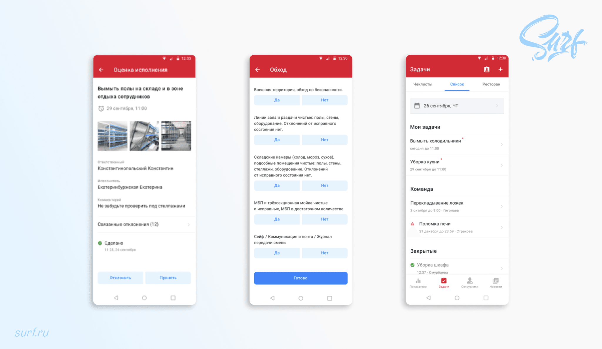 Отчёты для руководителей