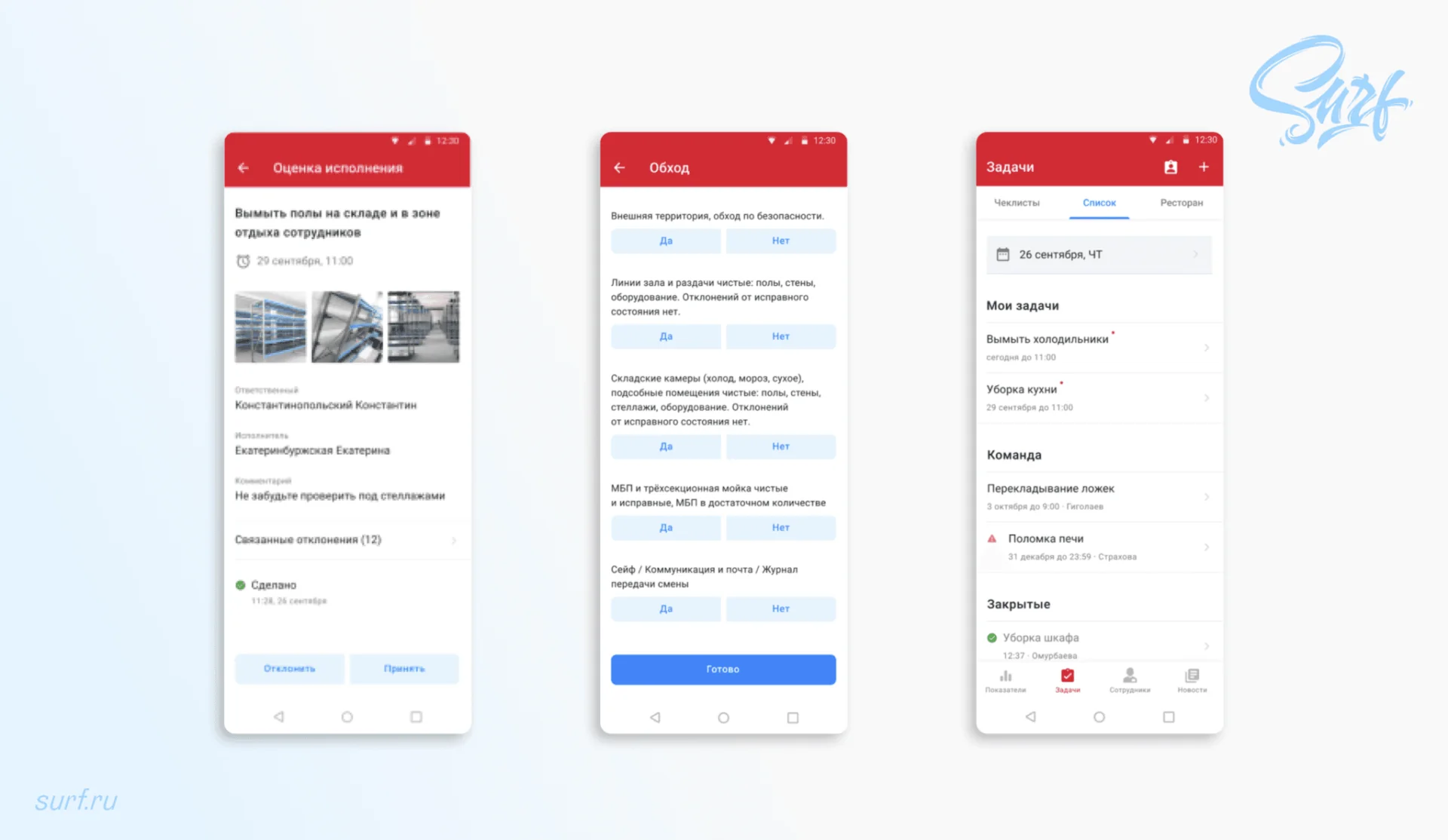 Отчёты для руководителей