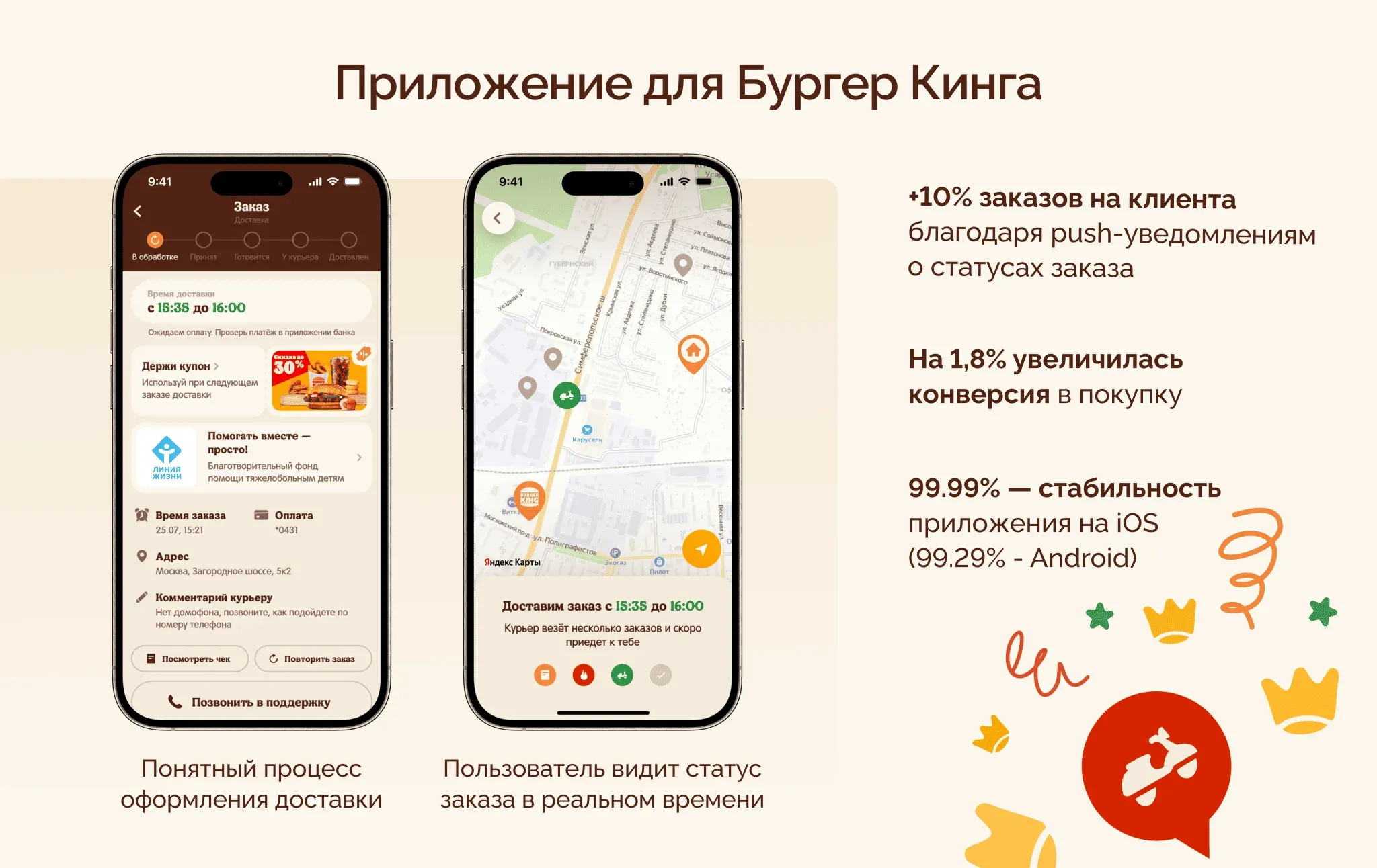 Обновлённое приложение для Бургер Кинга