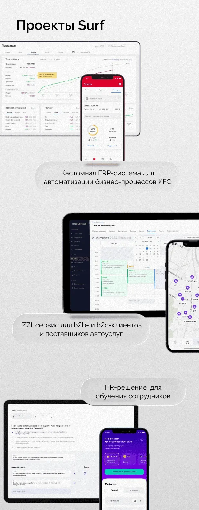 Проекты CRM Surf