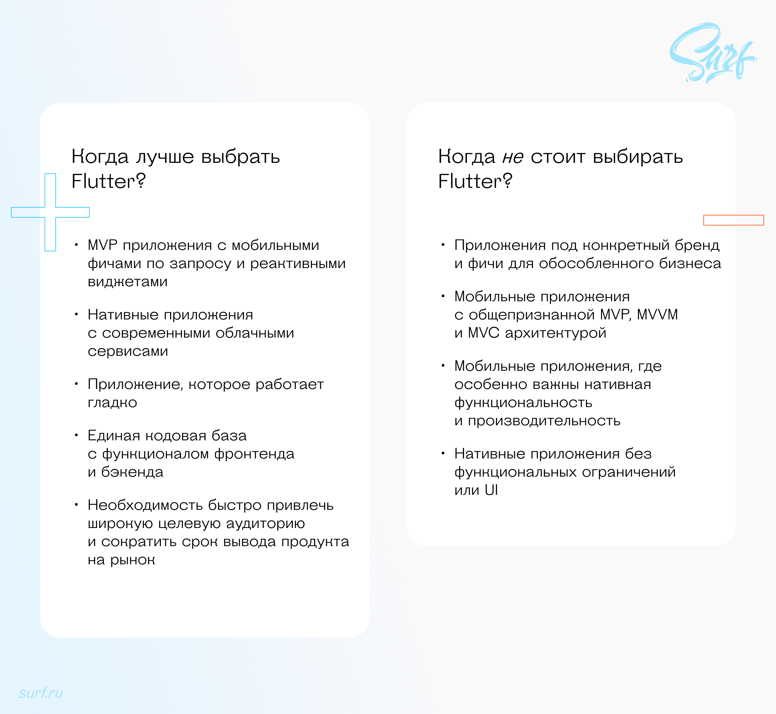 flutter или нативная разработка сравнение решений: за и против Flutter