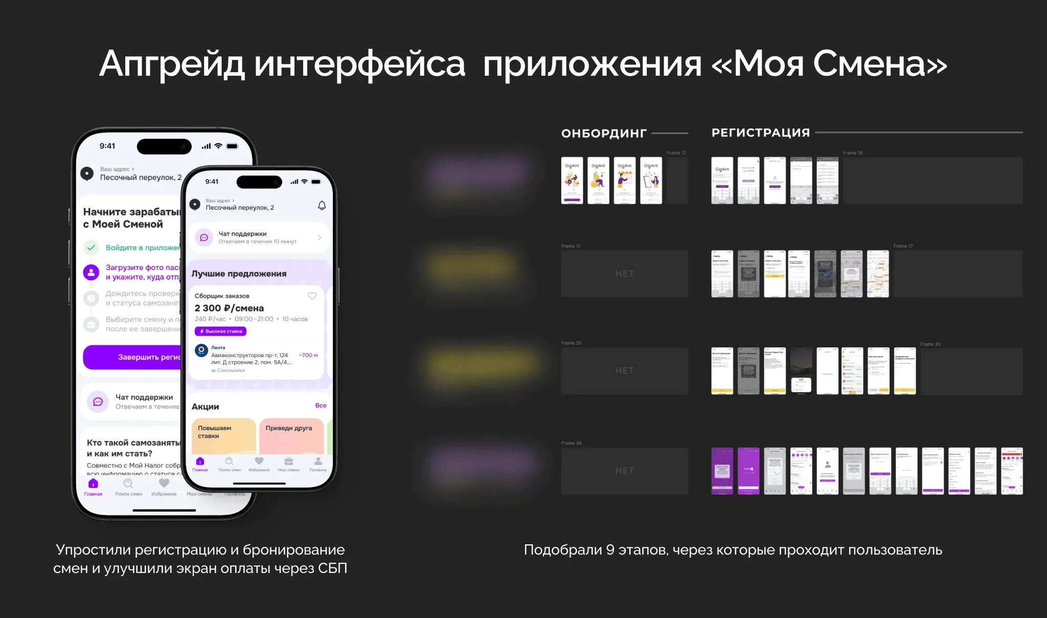разработка пользовательского интерфейса приложения _Моя смена_