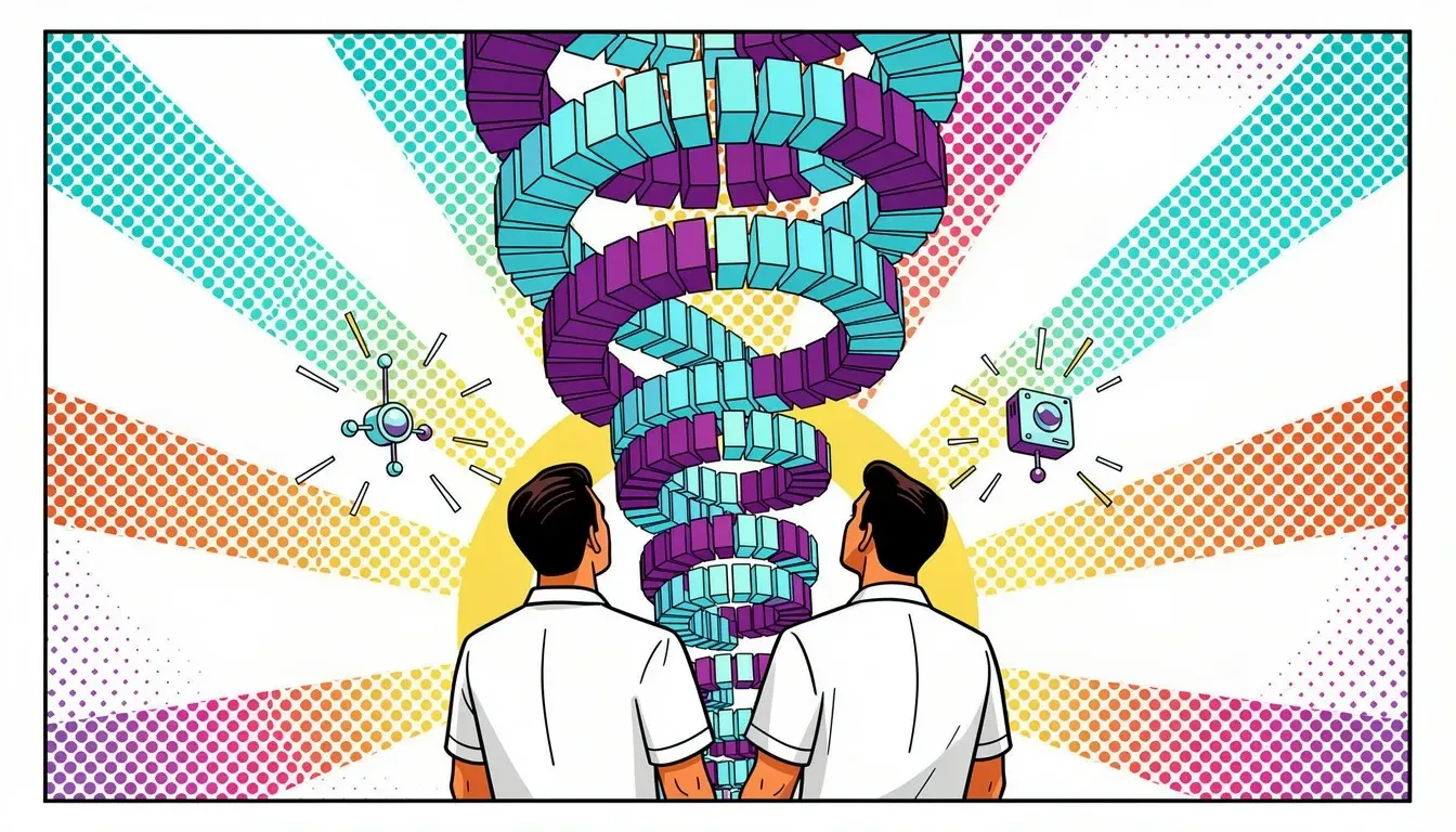 Иллюстрация автоматизации бизнес-процессов в компании